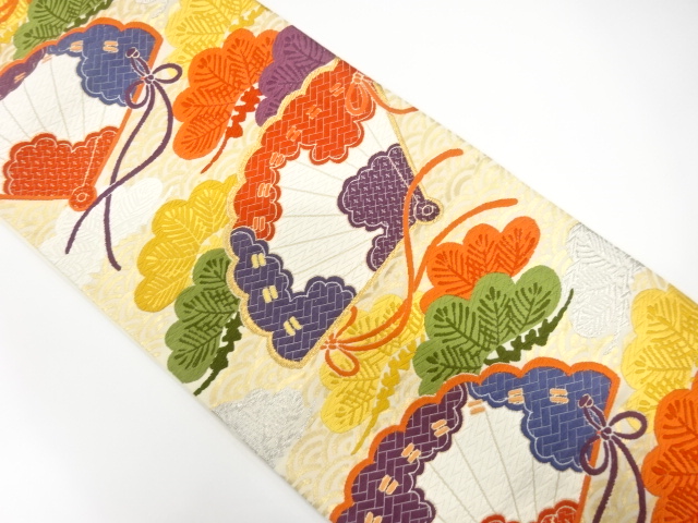 JAPANESE FUKURO OBI / KARA-ORI / WOVEN PINE